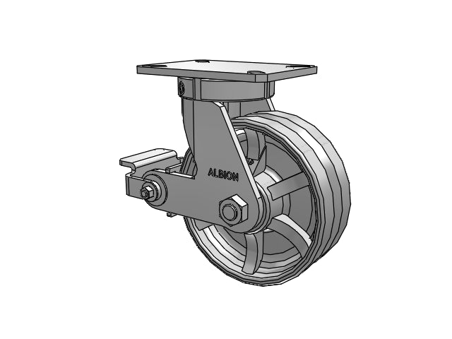 310VG08501SPATPP Albion Swivel Caster