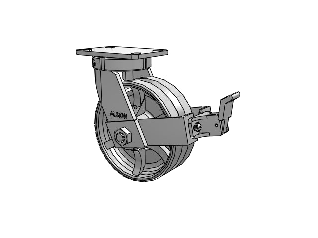 310VG08509SFBB Albion Swivel Caster