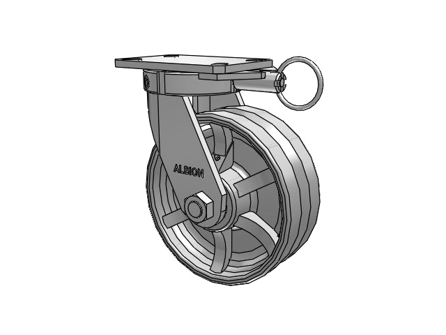 310VG08509SL Albion Swivel Caster