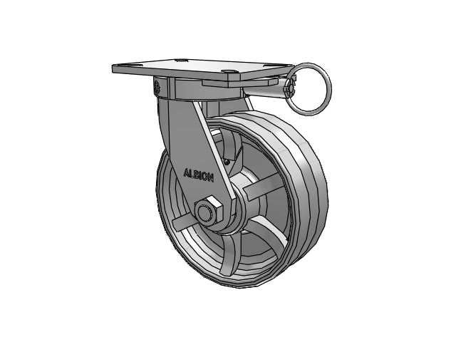 310VG08509SPATPL Albion Swivel Caster