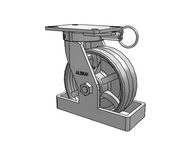 310VG08509SPATPTOL Albion Swivel Caster