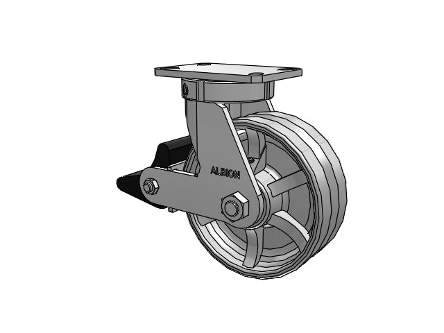 310VG08509SPLB Albion Swivel Caster