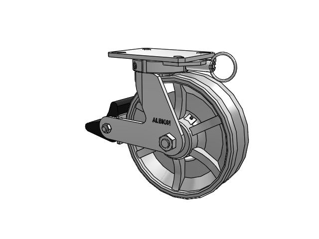 310VG10501SPATPPLBL Albion Swivel Caster