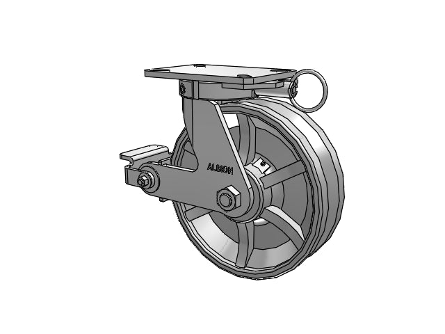310VG10501SPATPPL Albion Swivel Caster