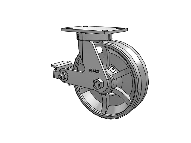 310VG10509SPATPP Albion Swivel Caster