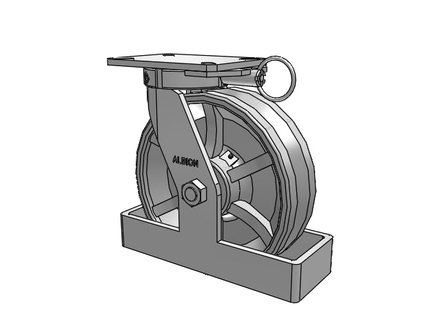 310VG10509SPATPTOL Albion Swivel Caster