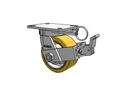 310VX06501SPATPFBBL Albion Swivel Caster