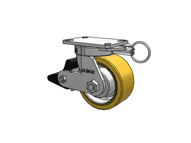 310VX06509SPLBL Albion Swivel Caster