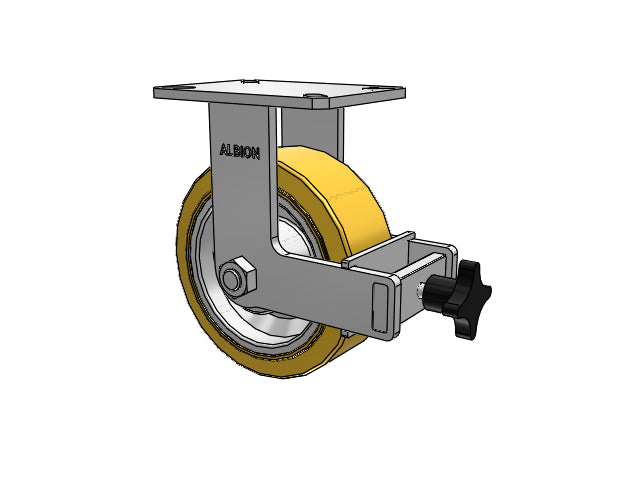 310VX08501RPATPFBB Albion Rigid Caster
