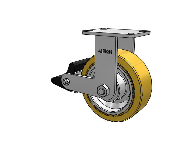 310VX08501RPLB Albion Rigid Caster
