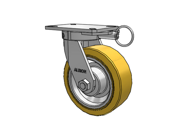 310VX08509SPATPL Albion Swivel Caster