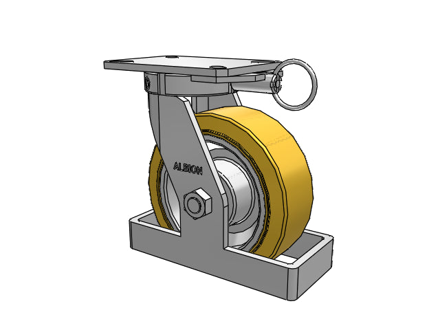310VX08509SPATPTOL Albion Swivel Caster