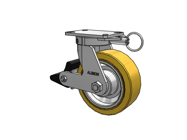 310VX08509SPLBL Albion Swivel Caster