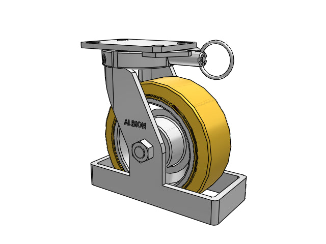 310VX08509STOL Albion Swivel Caster