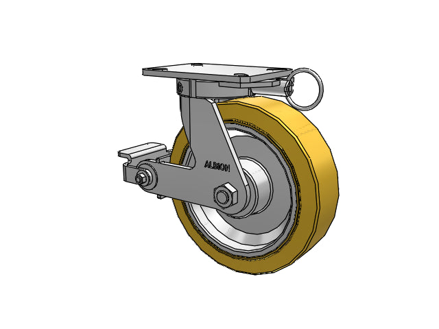 310VX10501SPATPPL Albion Swivel Caster
