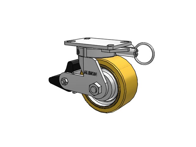 310VY06501SPLBL Albion Swivel Caster