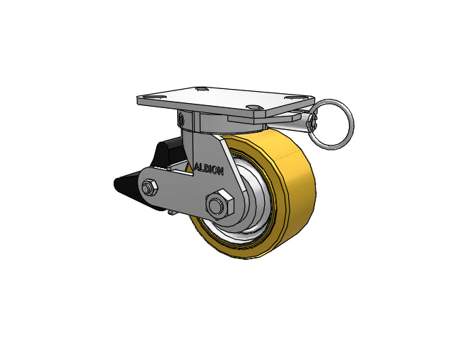 310VY06509SPATPPLBL Albion Swivel Caster