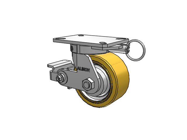 310VY06509SPATPPL Albion Swivel Caster