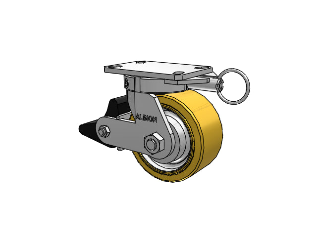 310VY06509SPLBL Albion Swivel Caster