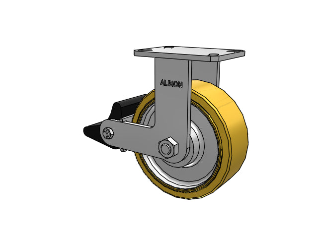 310VY08501RPLB Albion Rigid Caster