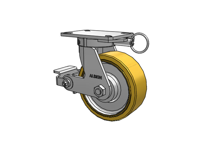 310VY08501SPATPPL Albion Swivel Caster