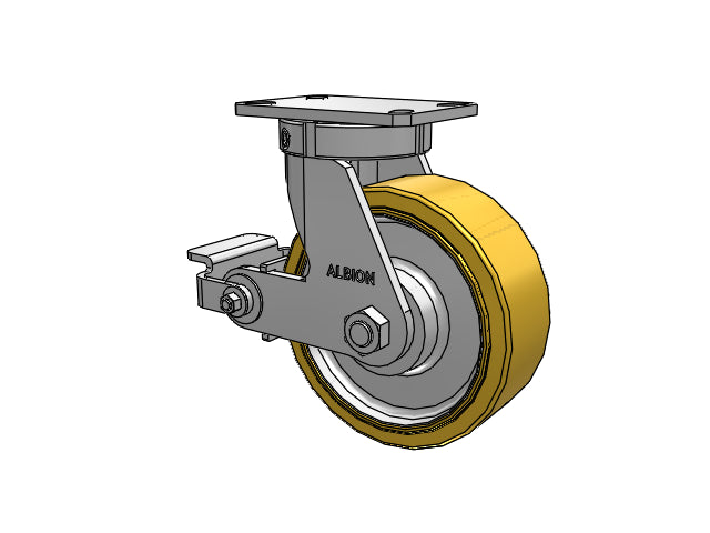 310VY08509SP Albion Swivel Caster
