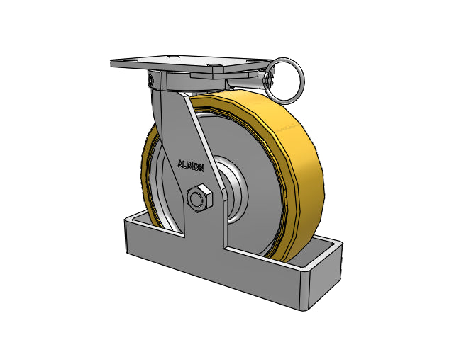 310VY10501SPATPTOL Albion Swivel Caster