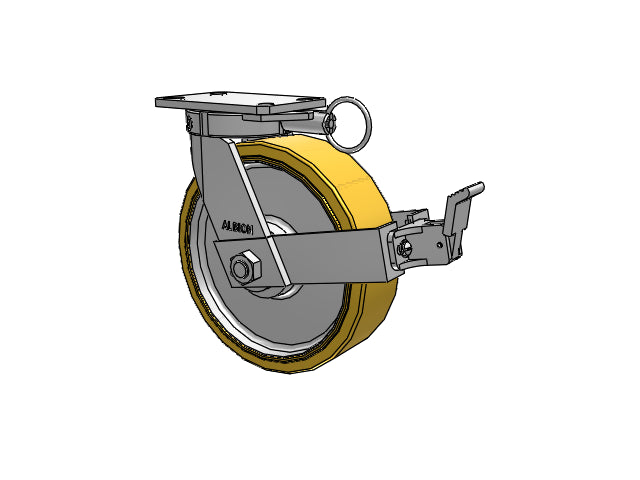 310VY10509SFBBL Albion Swivel Caster