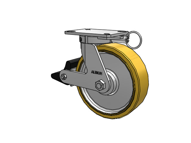 310VY10509SPATPPLBL Albion Swivel Caster