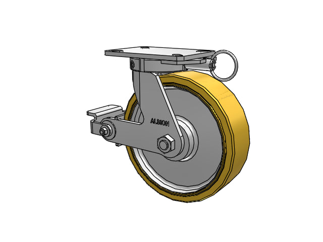 310VY10509SPATPPL Albion Swivel Caster