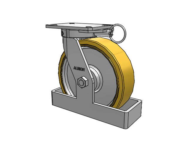 310VY10509SPATPTOL Albion Swivel Caster