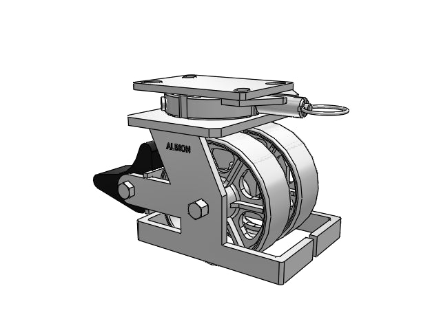 315CA06201SPLBLTOE Albion Caster