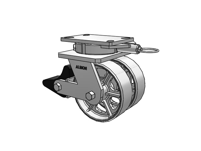 315CA06201SPLBL Albion Caster