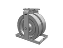 315FS12501RTOE Albion Caster