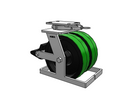 315PY10501SPLBLTOE Albion Caster