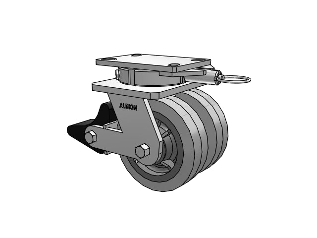 315XS06201SPLBL Albion Caster