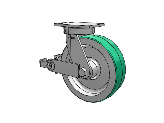 330PD10528SP Albion Swivel Caster