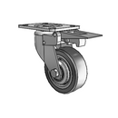367H32C080RZPF MedCaster Swivel Caster