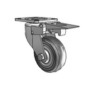 367H35K080AZPD MedCaster Swivel Caster