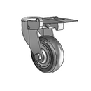 367H35K080RZLD MedCaster Swivel Caster
