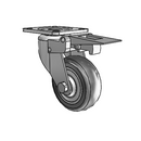 367H35K080RZPD MedCaster Swivel Caster