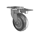 367H35K100RZPD MedCaster Swivel Caster