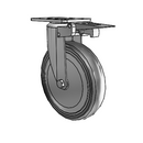 367H35K150AZPF MedCaster Swivel Caster