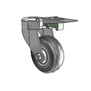 367R35K080RZLD MedCaster Swivel Caster
