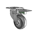 367R35K080RZPD MedCaster Swivel Caster