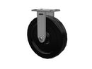 Value Kingpinless 12"x3" Phenolic Wheel Rigid Caster with 6.25"x4.5"