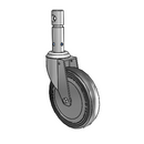 390Q35K150RZ2351 MedCaster Swivel Caster