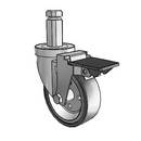 4-33-113 STEM6 PL GS Jarvis Swivel Caster
