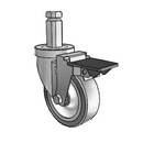 4-33-314GF STEM6 PL Jarvis Swivel Caster