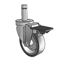 4-34-113 STEM1 PL GS Jarvis Swivel Caster